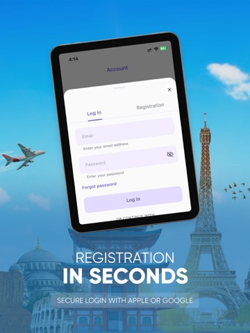 CloudOn: eSim & Travel Data iPad screenshot