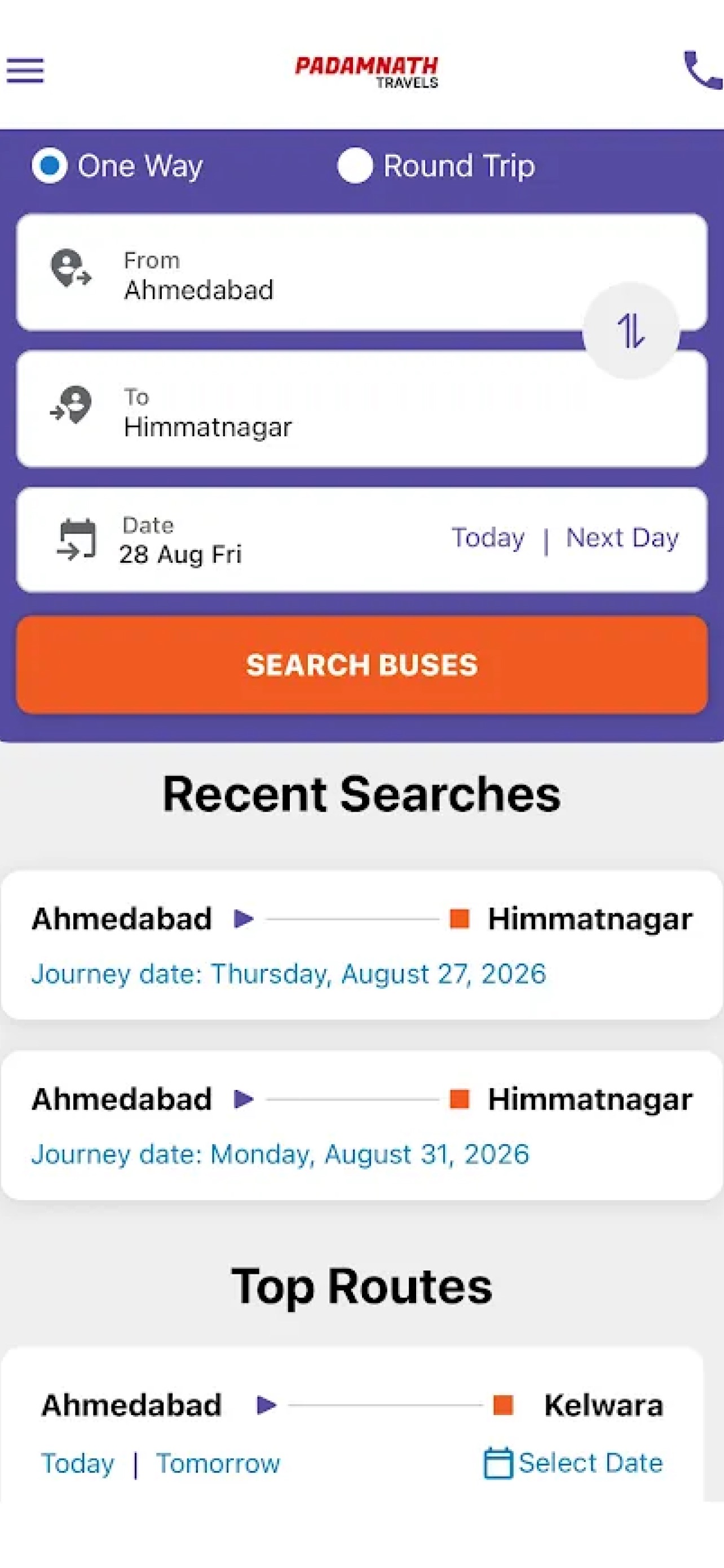 Screenshot 2 of Padamnath Travels