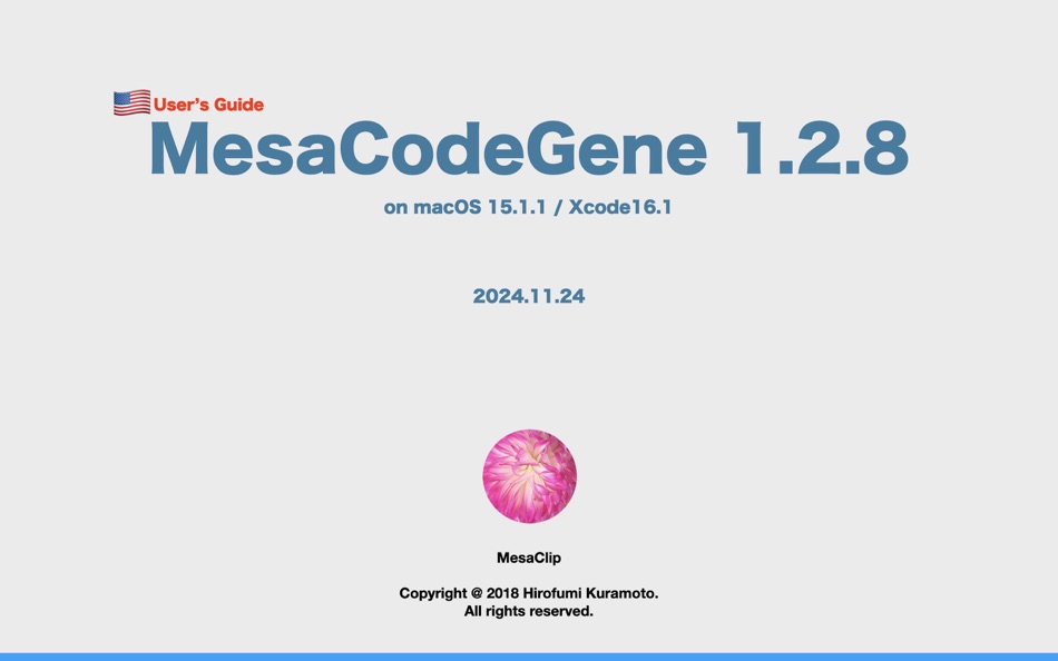 #1. MesaCodeGene (macOS) By: Hirofumi Kuramoto