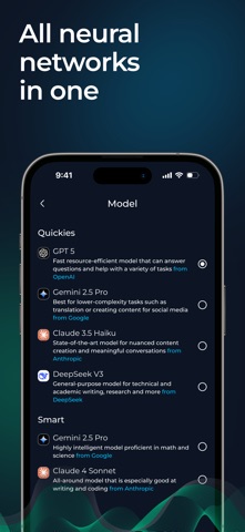 TalkAI Chatbot - AI Assistant iPhone screenshot
