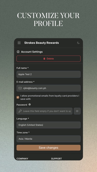 Strokes Beauty Rewards Screenshot