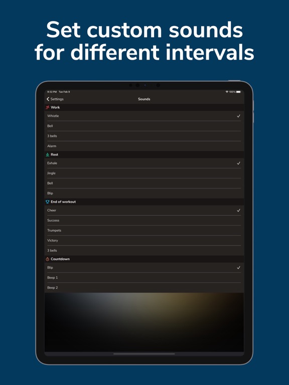 Round Timer: PureHIIT iPad screenshot 4 - Health & Fitness app