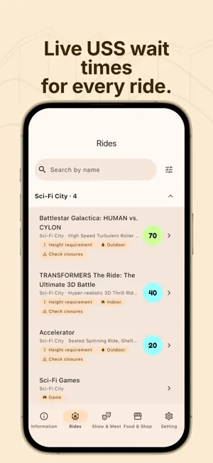 USS Wait Time for Universal SG screenshot 1