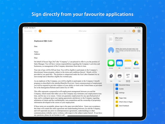 Screenshot #4 for E-signature app - Zoho Sign