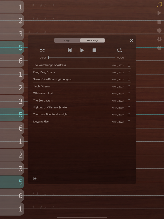 iGuzheng⁺ - Pro version iPad app afbeelding 9