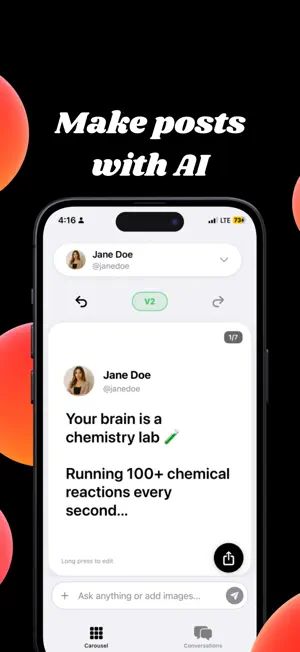Carousel AI screenshot 1