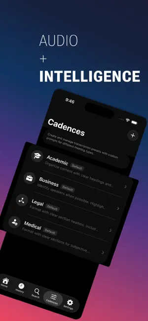 Cadence: AI Transcription screenshot 3