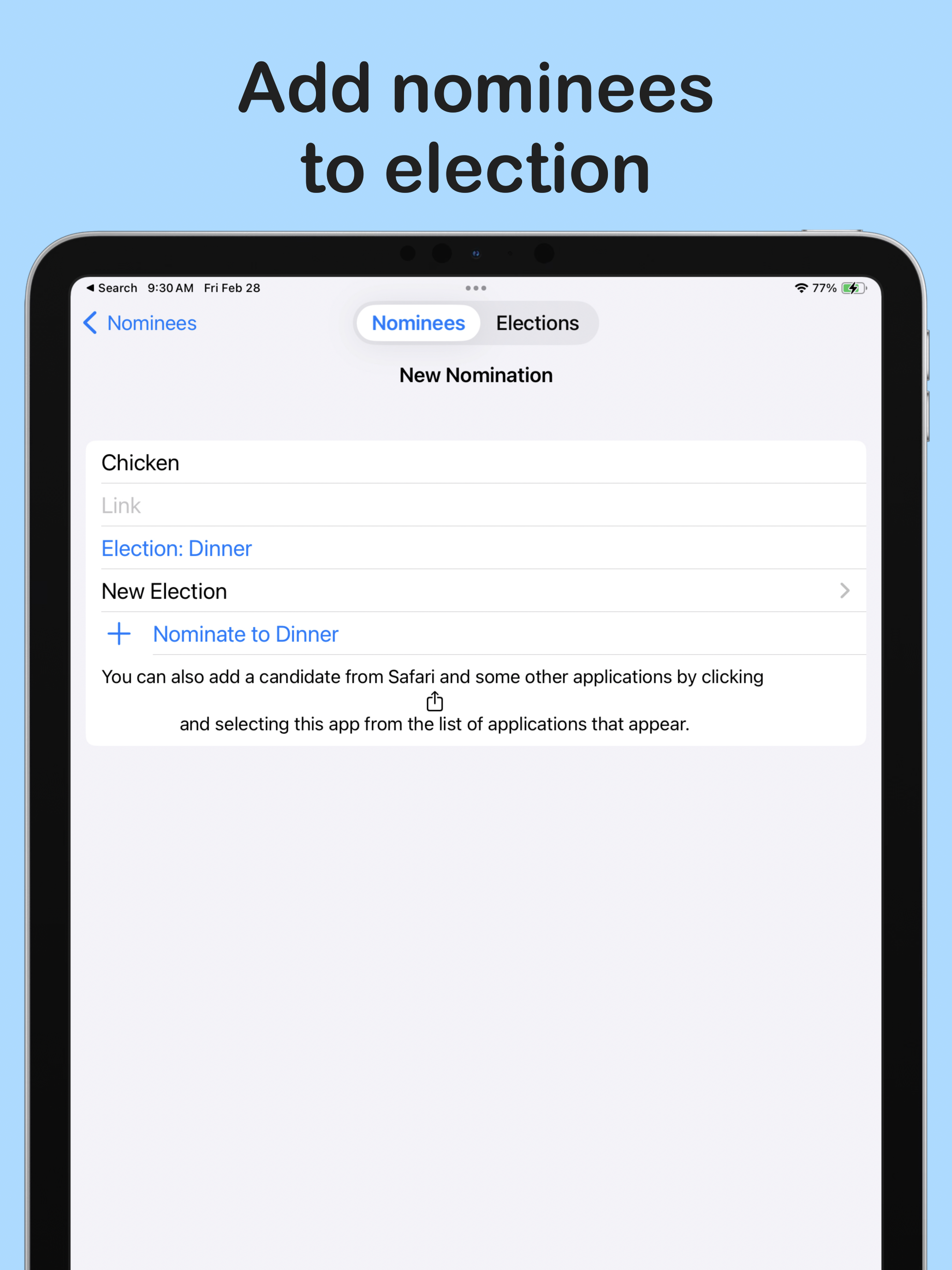 Ranked Choice