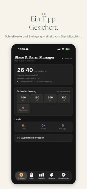 Bladder & Bowel Manager screenshot 2