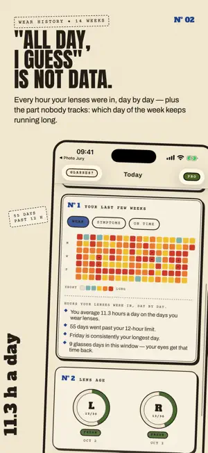 Contact Lens Tracker : LENSLOG screenshot 2