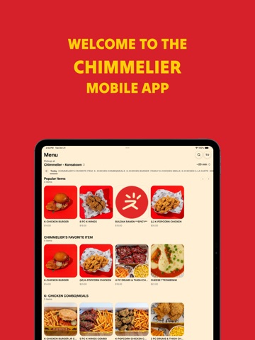 Chimmelier iPad screenshot