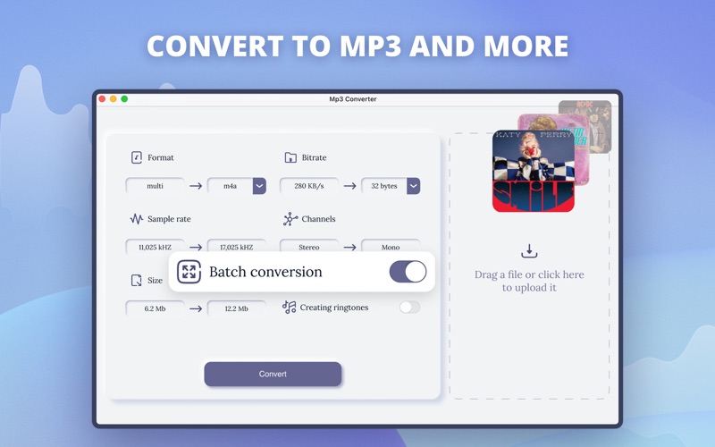 MP3 Converter: Ringtone Maker Screenshot