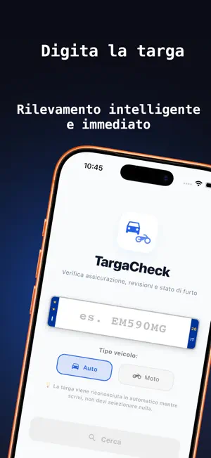 TargaCheck - Controllo Targa screenshot 1