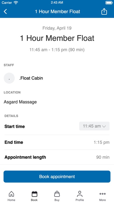 Asgard Massage Screenshot
