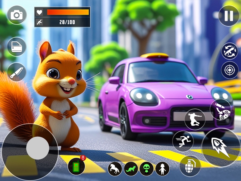 Squirrel Super Hero Action Sim screenshot 9