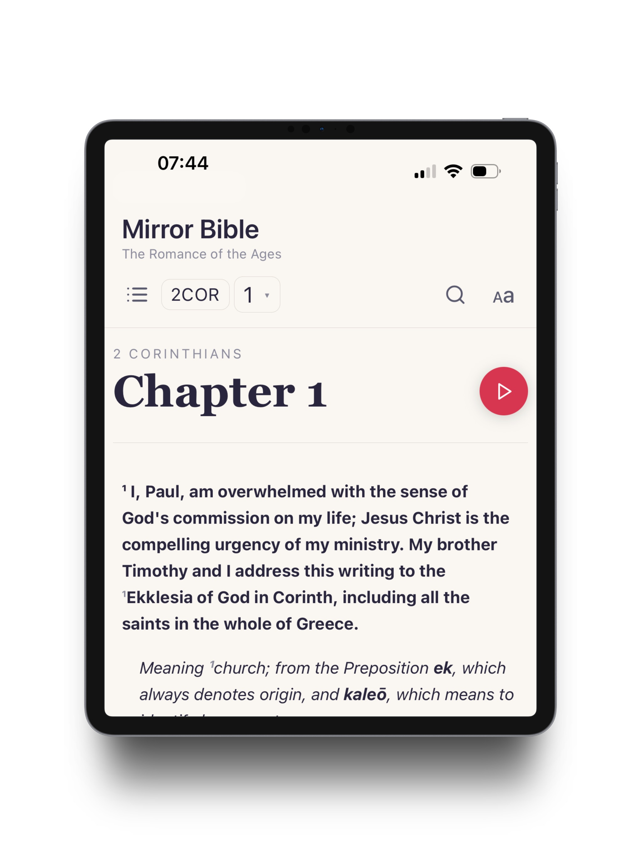 Mirror Study Bible screenshot 7