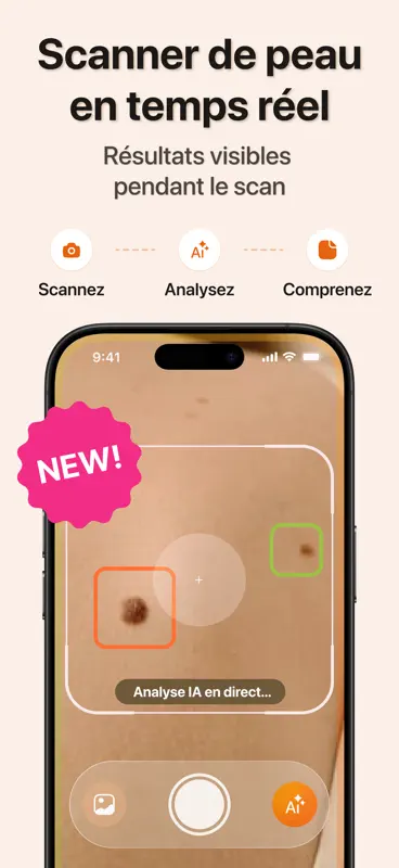 Hautscanner:Muttermal&Hautarzt screenshot 2 of 9