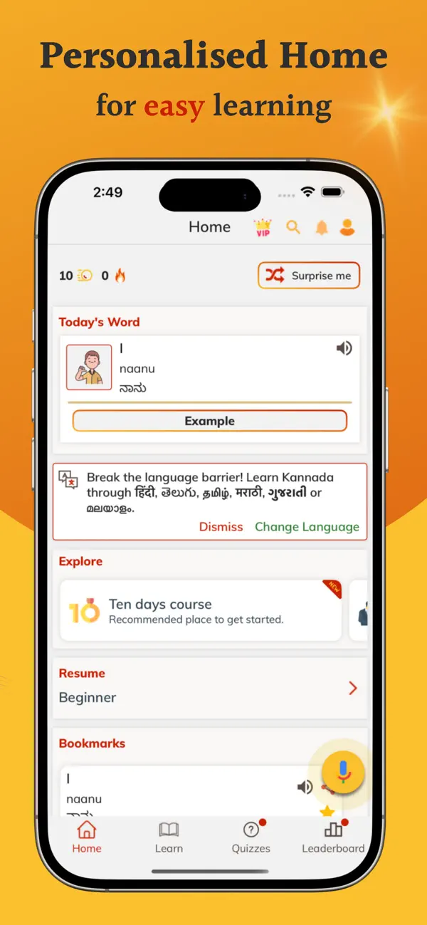 Screenshot #2 pour Learn Kannada SmartApp