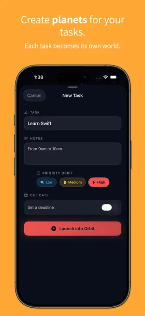 Daily Planner & To-Do - Orbit screenshot 2