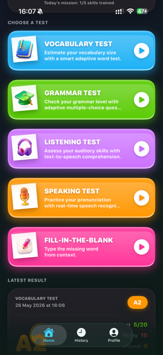 English Test: CEFR Level Screenshot 2 of 4