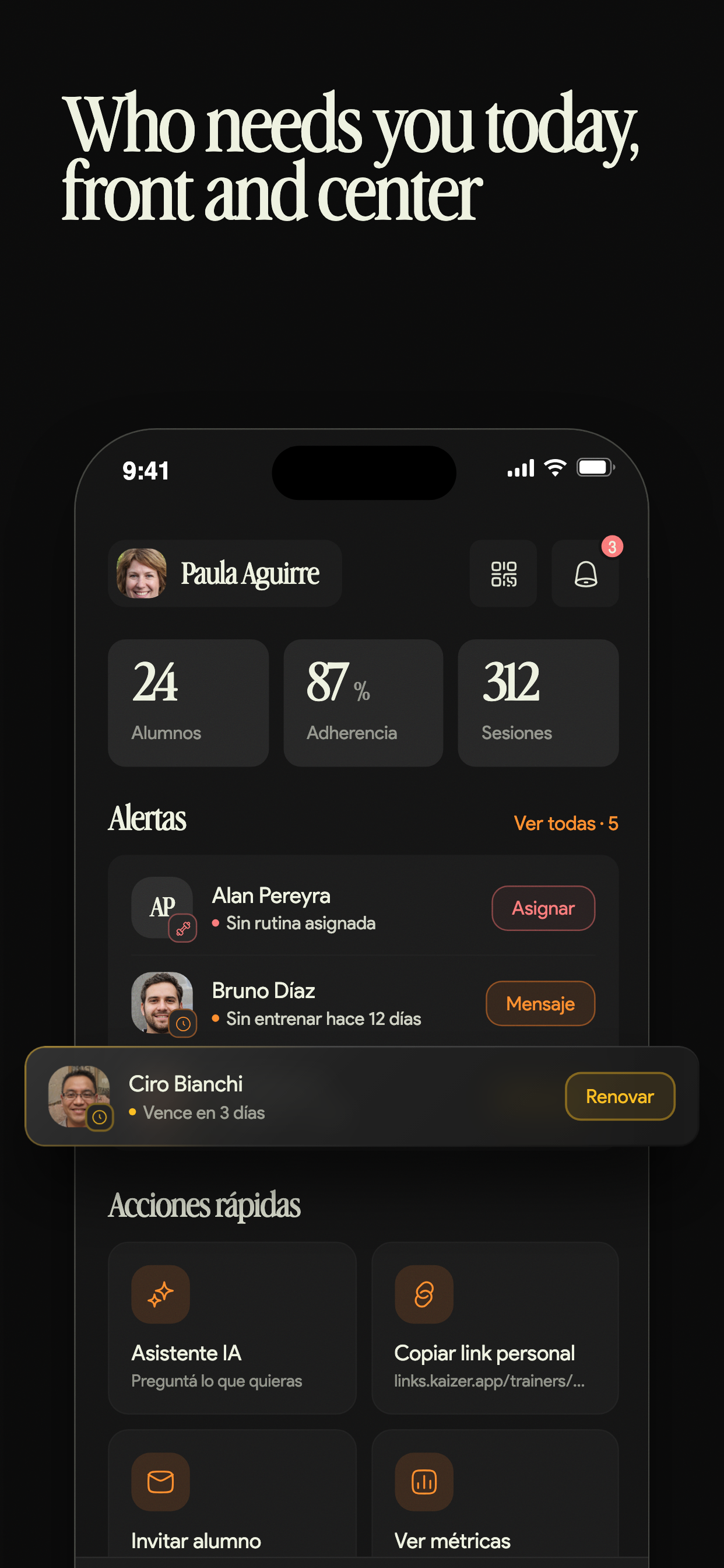 Kaizer para Coaches screenshot 2