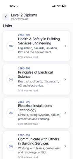 Скриншот Electrical Installation на iPhone 2