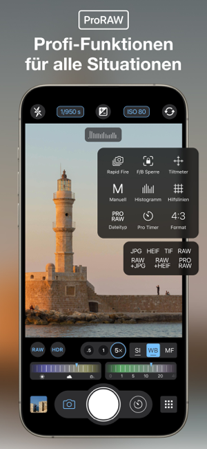 ‎ProCamera. RAW Fotografie Screenshot