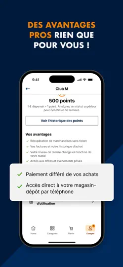 Capture d'écran de TECNOMAT sur iPhone 6