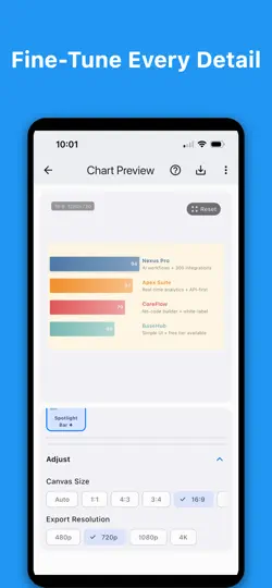 Capture d'écran de TXToCHART – Text To Charts sur iPhone 3