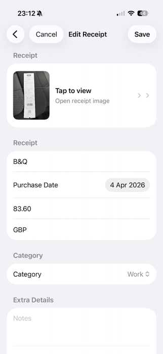 My Receipt Vault Screenshot 2 of 6