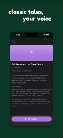 storysprout. screenshot