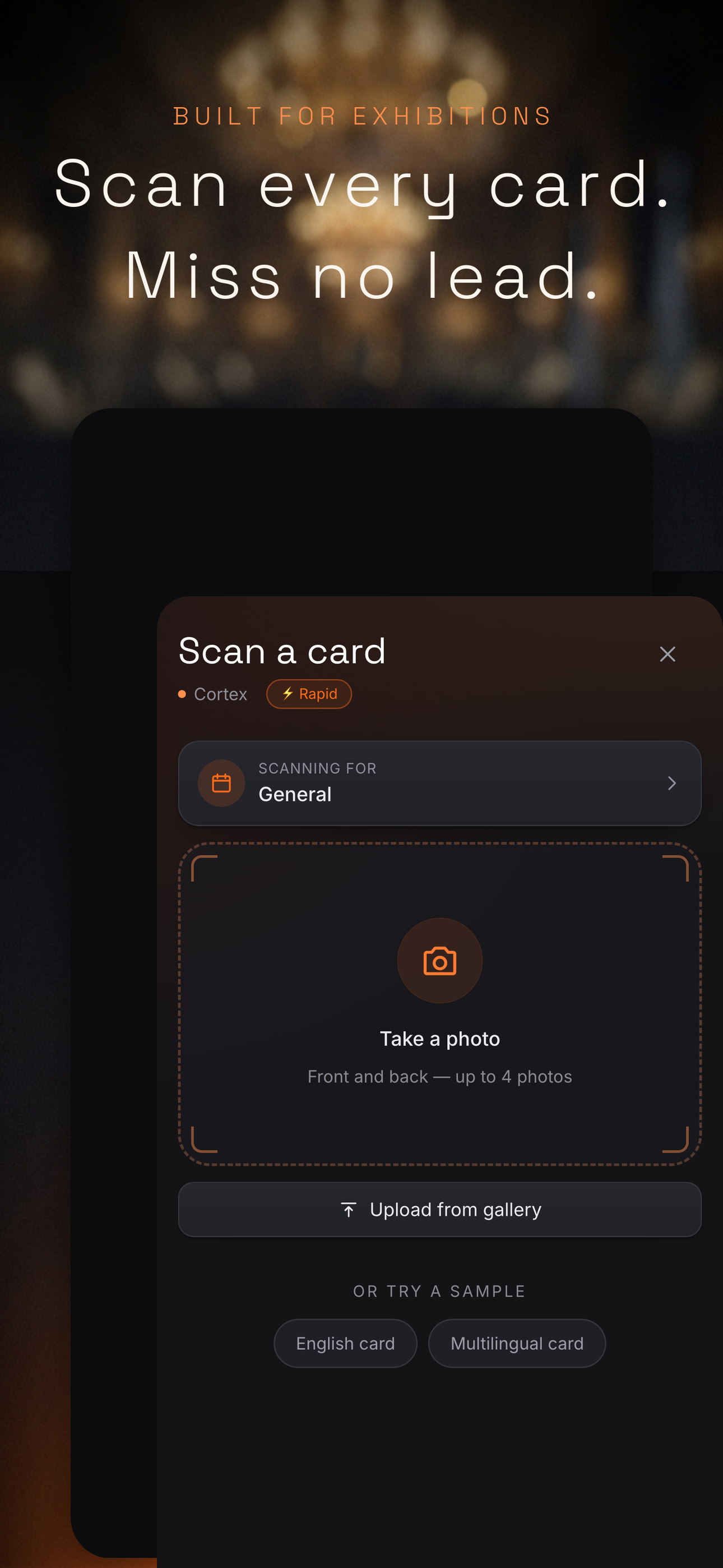 ZapCard - Card Scanner