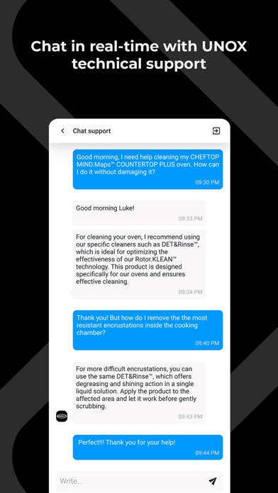 Unox Partner Hub screenshot