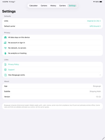 Boxgauge: Shipping Math screenshot 8