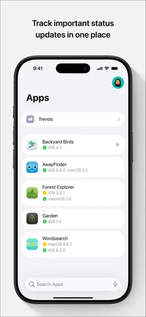 App Store Connect iPhone screenshot 1