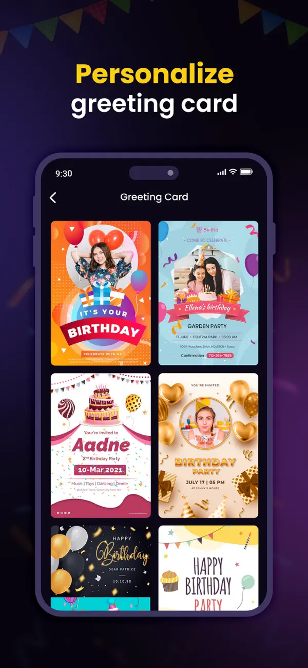 Screenshot #2 pour Birthday Song With Name - bday