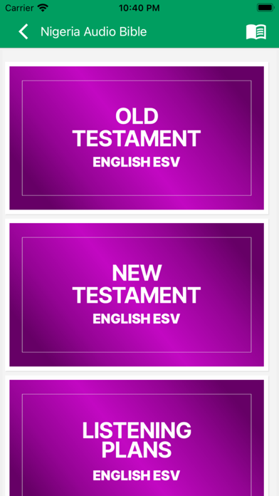 Nigeria Audio Bible Screenshot