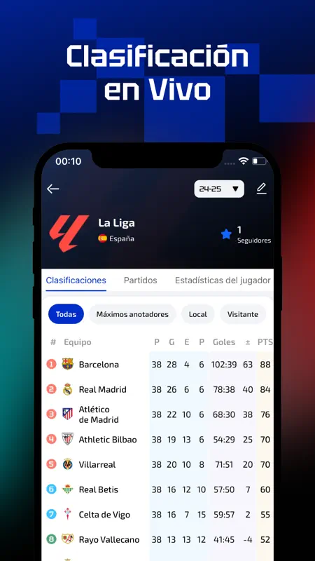 AiScore - Puntajes en Vivo screenshot 6 of 8