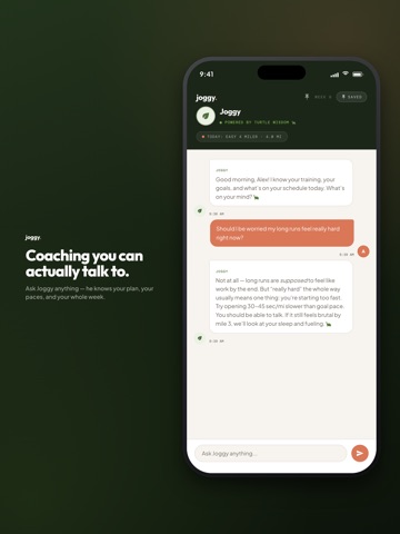 Joggy: AI Running Coach ipad screenshot 4