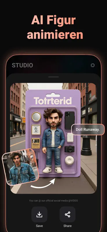 AI ビデオ ジェネレーター - Viddo AI screenshot 6 of 8