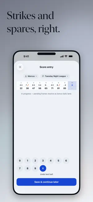 Pintally Bowling Score Keeper screenshot 3