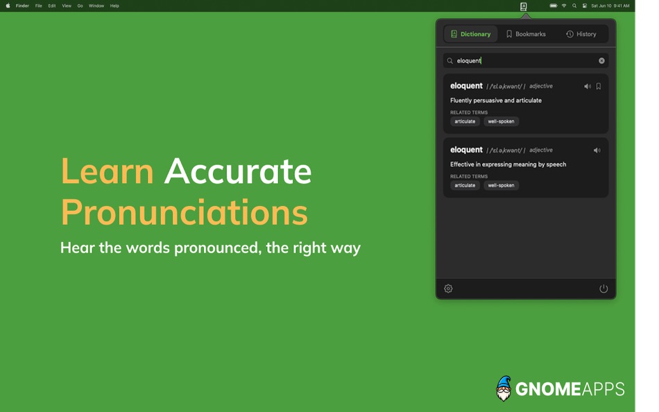#3. HandyWords: Vocabulary Builder (macOS) 由: Sreehari Sreekantan Nair