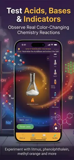 Capture d'écran de ChemLab: Chemistry Simulator sur iPhone 3