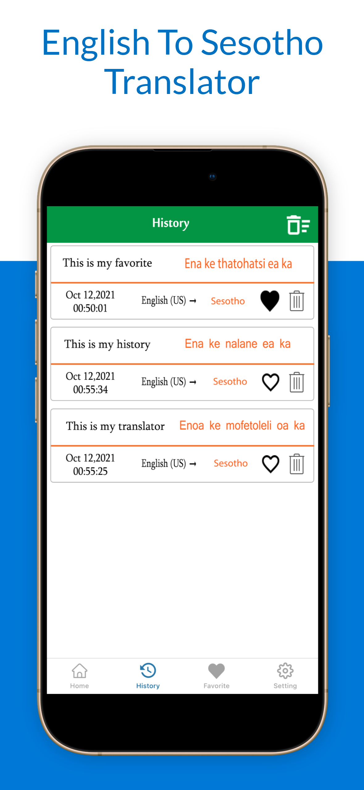 English To Sesotho Translator screenshot 4