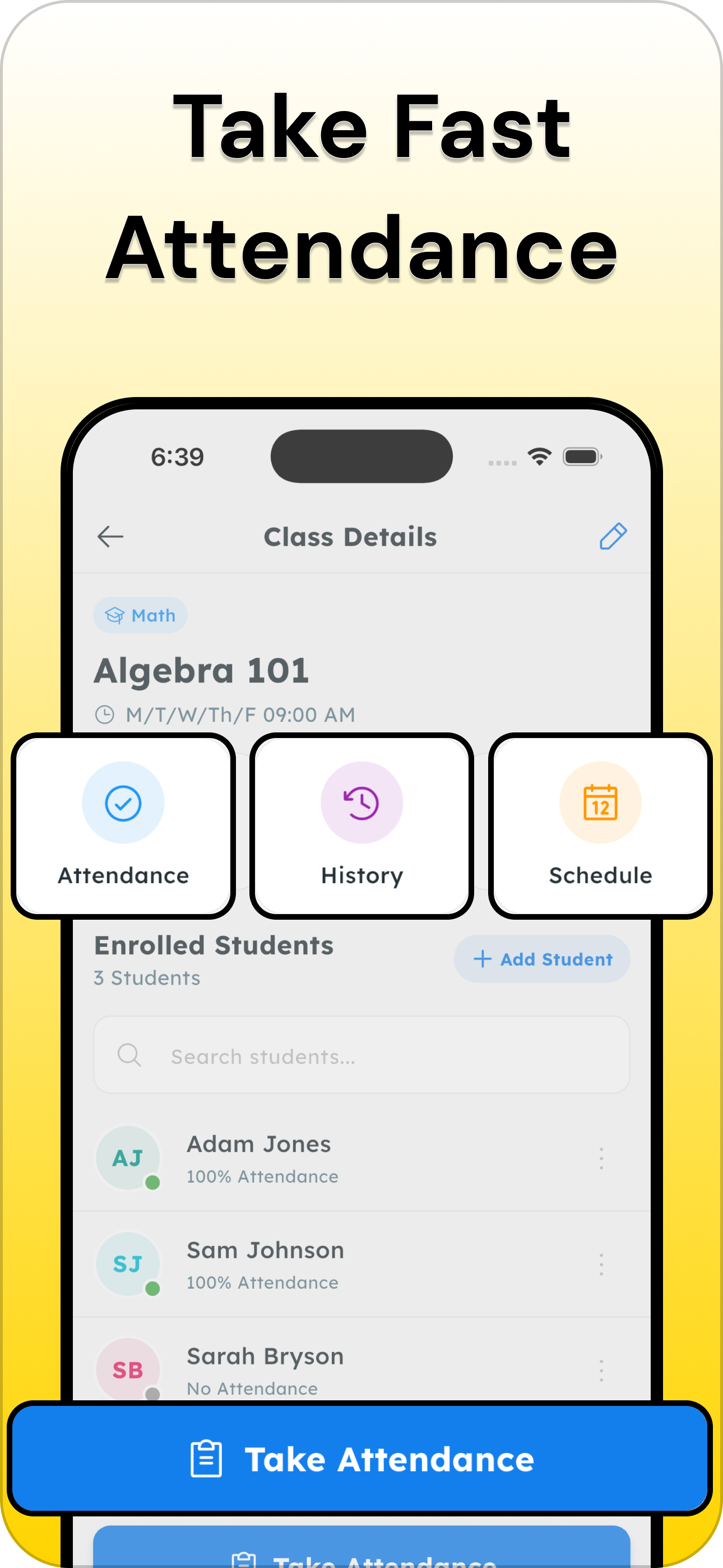 Attendace Tracker - AttendLog screenshot 3