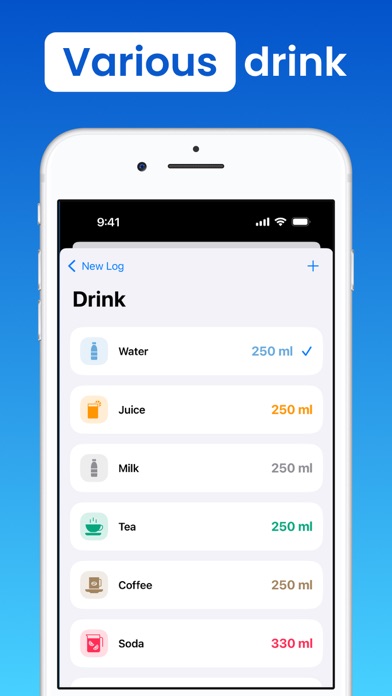 Water Reminder: Daily Hydrate iPhone screenshot