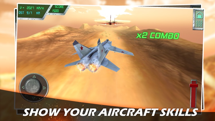 Jet Fighter Airplane Racing