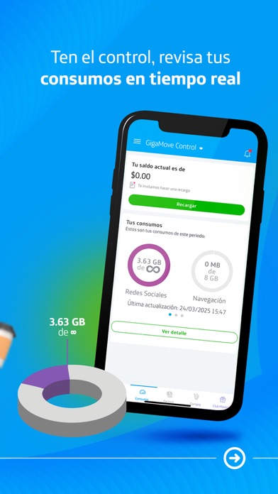 Movistar MX–Tu línea en la App Screenshot
