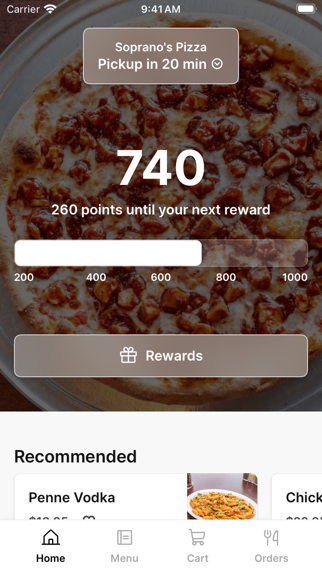 Soprano's To Go iPhone screenshot 1 - Food & Drink app