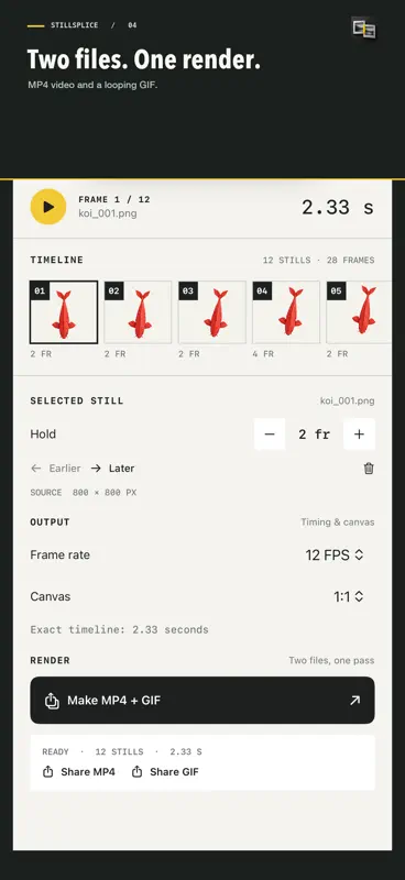 Stillsplice screenshot 4 of 5